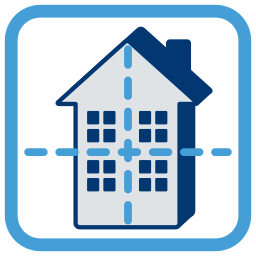 Grafik Icon Immobilie Haus Teileigentum